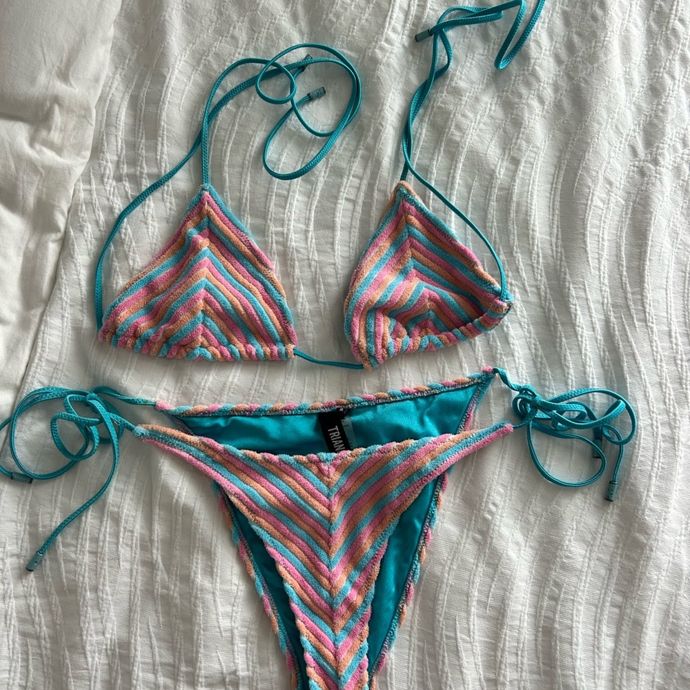 Triangl Vinca Sherbet Stripe Bikini